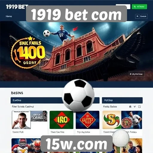 Opções de jogos disponíveis na 1919 bet com